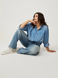 Baggy High-Rise Straight Jean