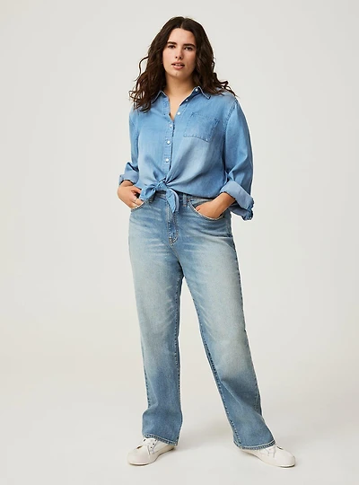 Baggy High-Rise Straight Jean