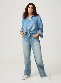 Baggy High-Rise Straight Jean