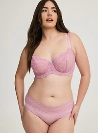Peacock Lace Balconette Bra