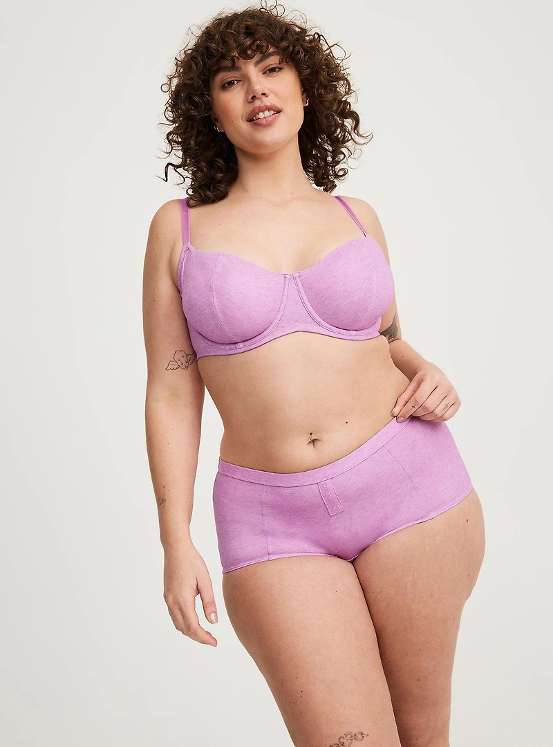 Unlined Balconette Bra