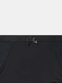 Micro & Mesh Mid-Rise Cheeky Panty