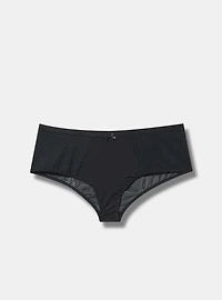 Micro & Mesh Mid-Rise Cheeky Panty