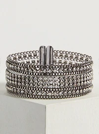 Rhinestone Magnetic Bracelet