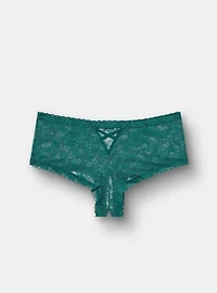 Aria Lace Cheeky Panty with Open Gusset