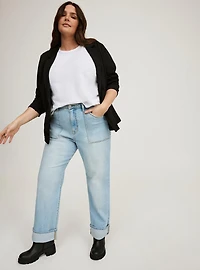 High-Rise Straight Jean