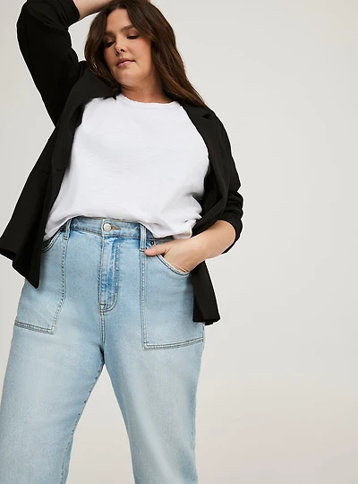 High-Rise Straight Jean