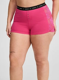 Foxy Lace Sleep Boyshort
