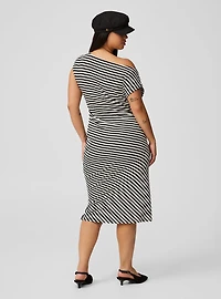 Ribbed Knit Midi Dress
