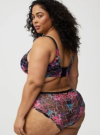 Second Skin Mid-Rise Hipster Floral Lace Panty