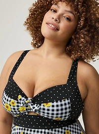 Wireless Swim Dress with Brief