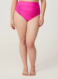 High-Waist High Leg Cheeky Swim Bottom
