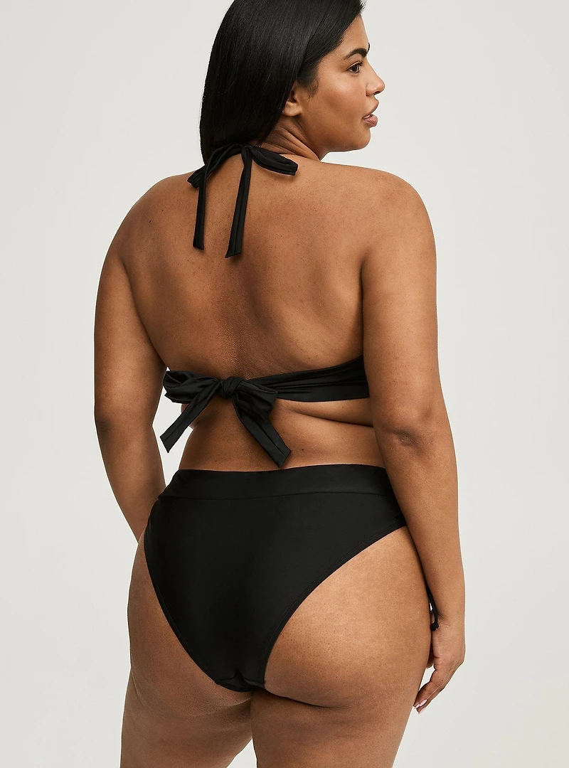 Wireless Halter Swim Top