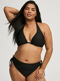 Wireless Halter Swim Top