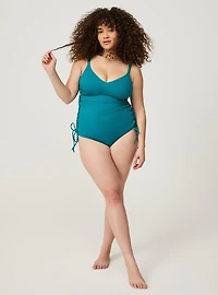 Ribbed One-Piece Swimsuit