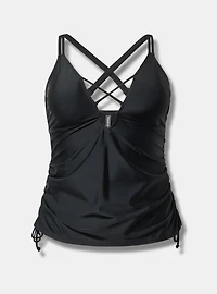 Wire-Free XO Cinch Side Tankini