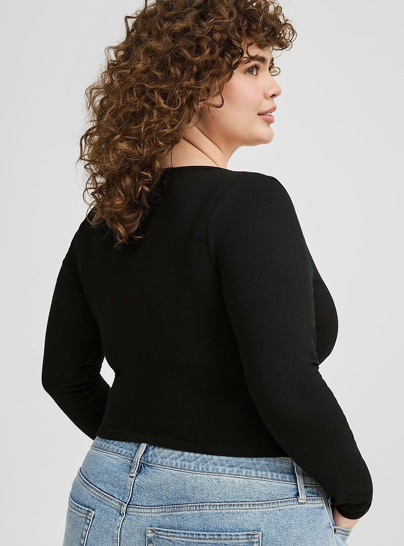 Foxy V-Neck Corset Top