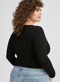 Foxy V-Neck Corset Top
