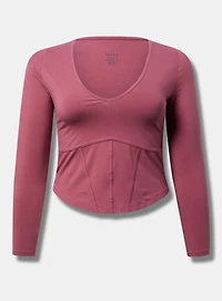 Foxy V-Neck Corset Top