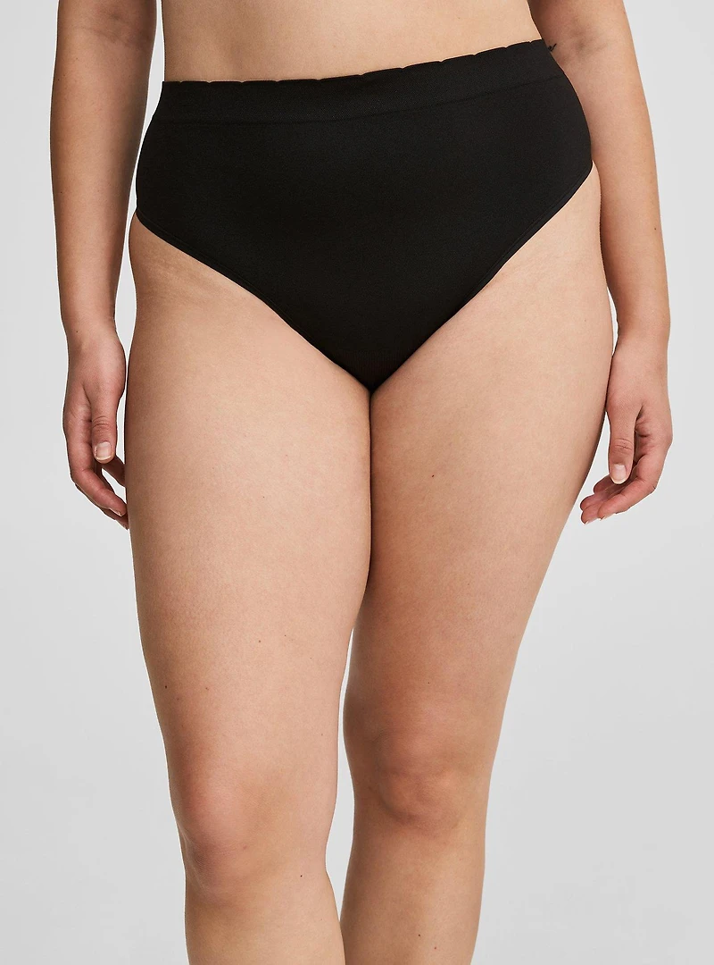 Seamless Smooth High-Rise Thong Panty