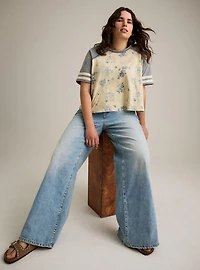 Festi Baggy Low-Rise Wide Leg Jean