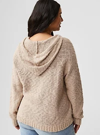 Textured Sweater Hoodie