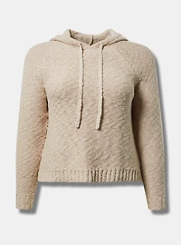 Textured Sweater Hoodie
