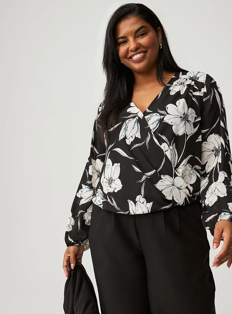 Surplice Blouse