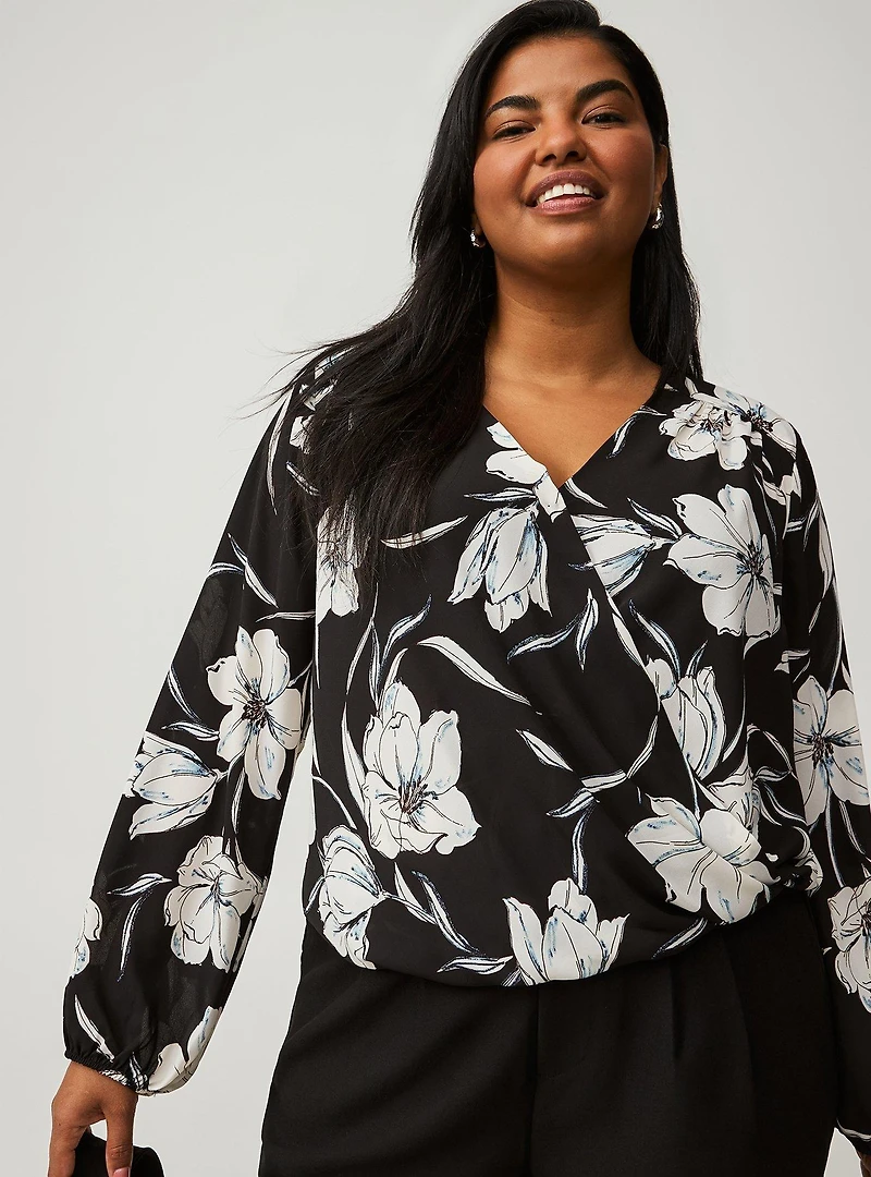 Surplice Blouse