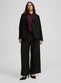 Classic Tailored Twill Blazer