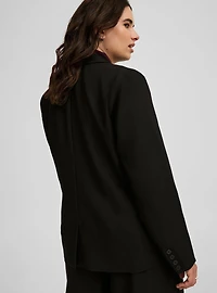 Classic Tailored Twill Blazer