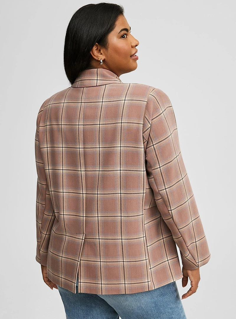 Relaxed Tailored Twill Blazer
