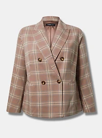 Relaxed Tailored Twill Blazer