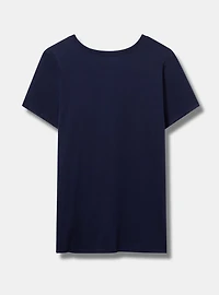 Joni Mitchell Classic Fit Crewneck Cotton Tee