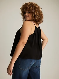 Festi Crinkle Gauze Halter Top