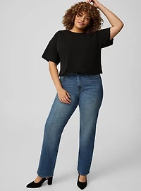 Drop-Shoulder Crew Tee