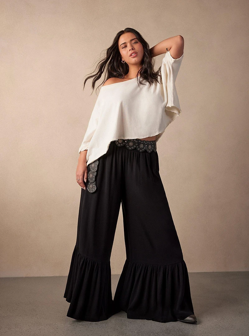Festi Tiered Straight Pant