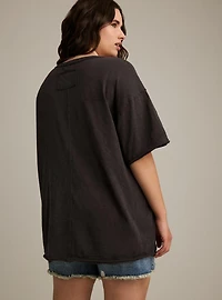 Festi Oversized V-Neck Tee