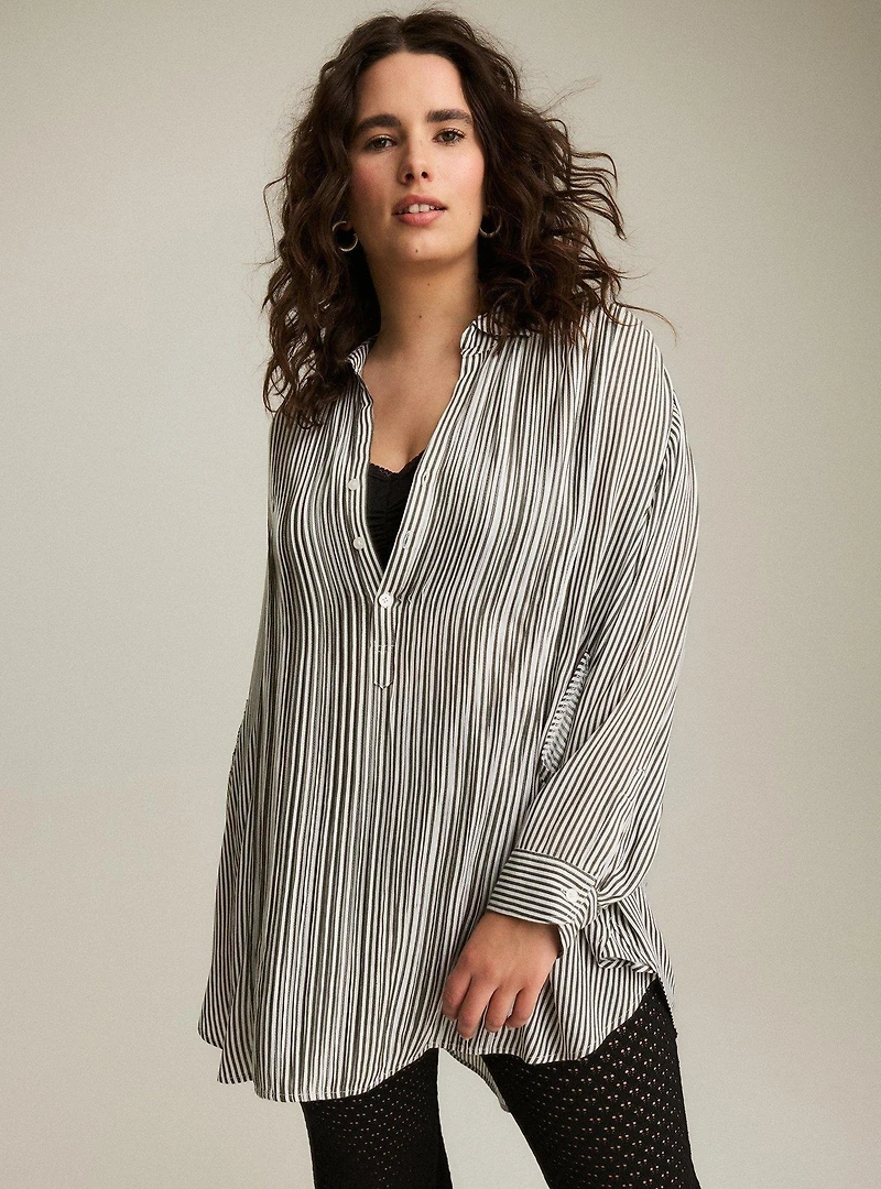 Festi Button-Up Relaxed Tunic