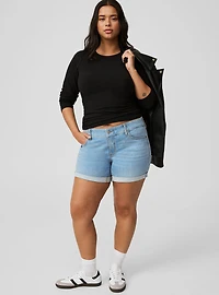 Side Cinch Crew Top