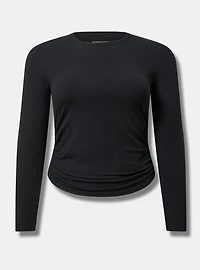 Side Cinch Crew Top