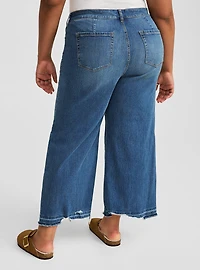 Crop High-Rise Wide Leg Jean