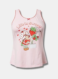 Strawberry Shortcake Lace Trim Sleep Tank