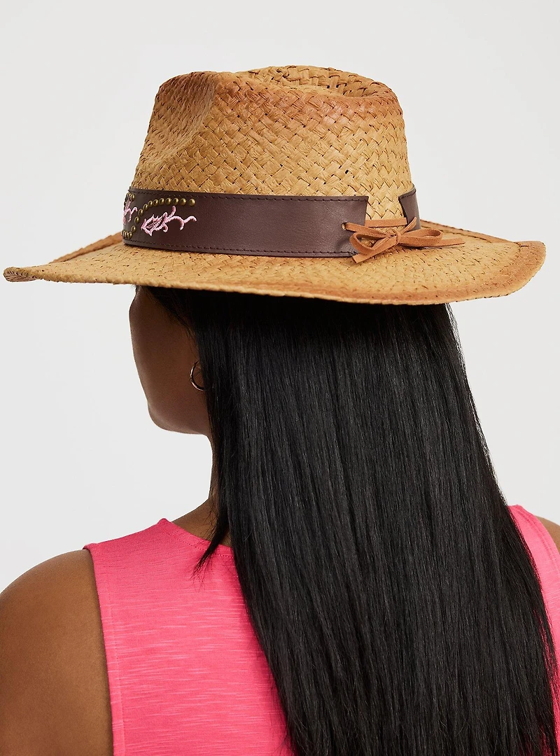 Embellished Band Cowboy Hat