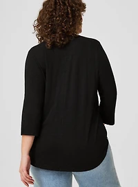 Vintage Slub V-Neck Top