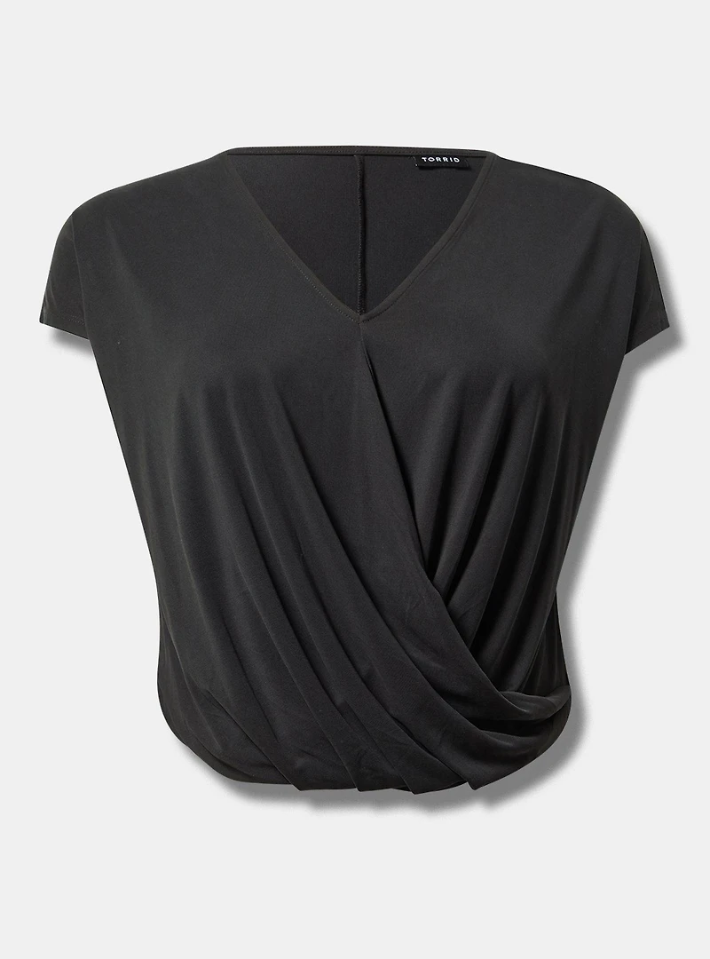 Twisted V-Neck Tee