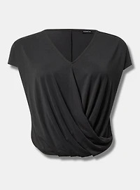 Twisted V-Neck Tee