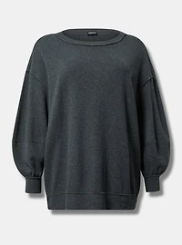 Oversized Long Sleeve Crew Tee