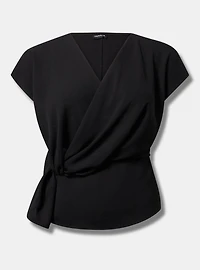 Surplice Twist-Front Top