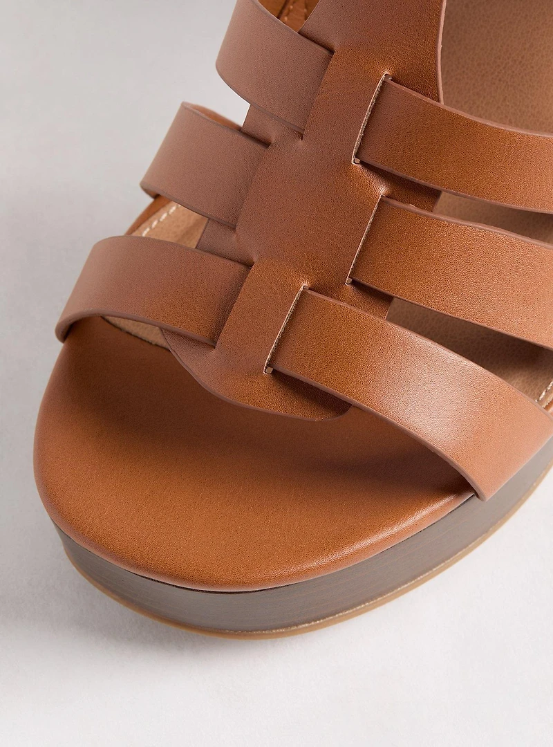 Fisherman Block Heel Sandal (WW